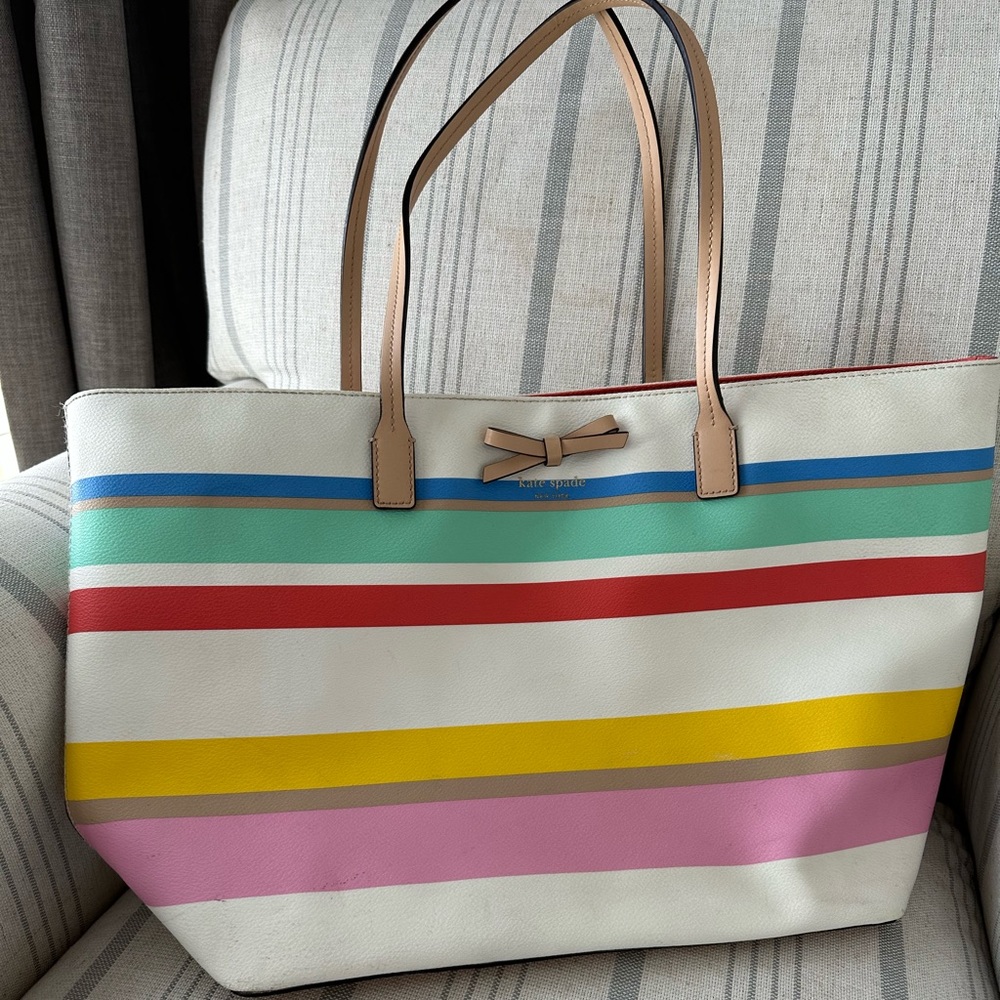 Colorful Stripe Kate Spade Tote